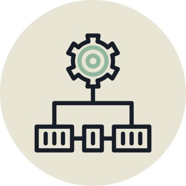 seo modern simgesinin vektör illüstrasyonu