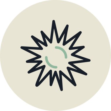 Eşsiz yeşil vektör simgesi