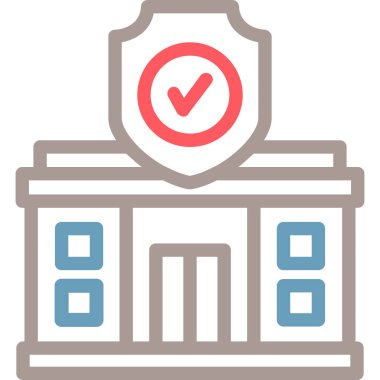 Otel vektör resimleme arkaplanı