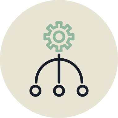 seo modern simgesinin vektör illüstrasyonu