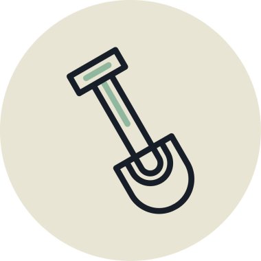 Çekiç simgesinin vektör illüstrasyonu