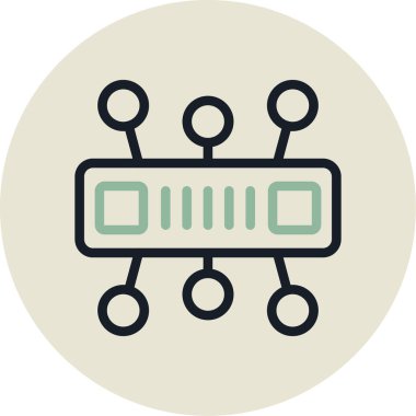 seo modern simgesinin vektör illüstrasyonu