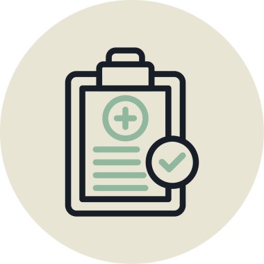 tıbbi simge, vektör illüstrasyonu.