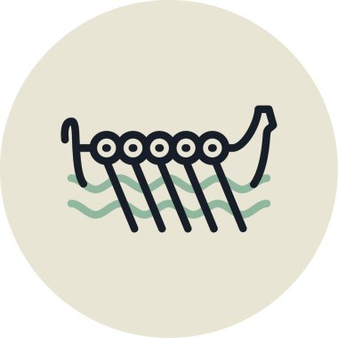 balıkçı çubuğu vektör illüstrasyonu