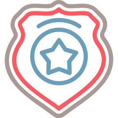 Yıldız. Web simgesi basit illüstrasyon