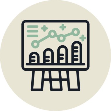 Analiz çizelgesi, vektör illüstrasyonu