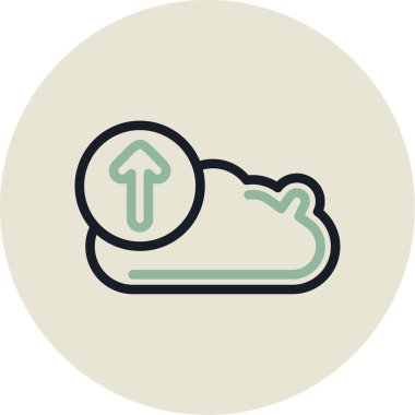 Modern simgenin vektör illüstrasyonu