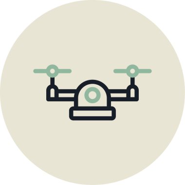 İHA. Web simgesi basit illüstrasyon