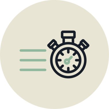 Kronometre simgesi çizimi