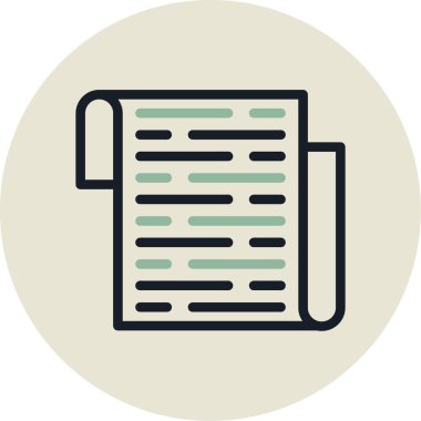 Belgenin vektör illüstrasyonu