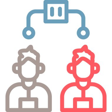 iş simgesi vektör illüstrasyonu