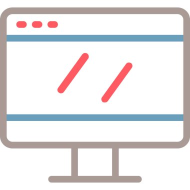 tarayıcı pencere vektör simgesi