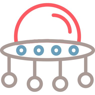 Çizgi film simgesinin vektör çizimi