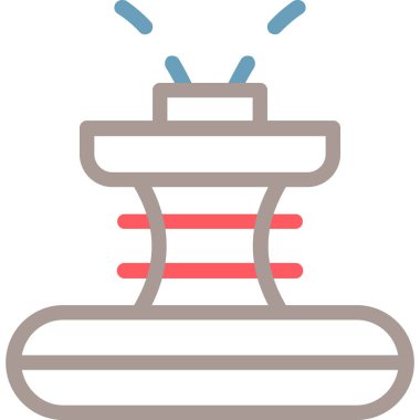 Modern b 'nin vektör illüstrasyonunda ampul yok