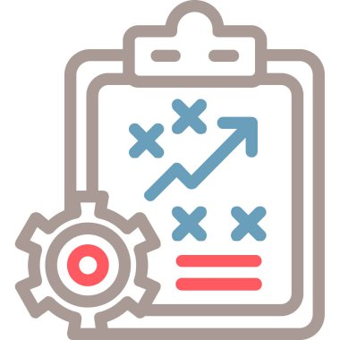 İş Analizi simge vektör çizim