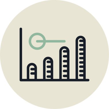 Modern simgenin vektör illüstrasyonu