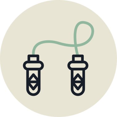 Bir ip simgesinin vektör illüstrasyonu