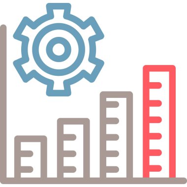 Teçhizat Web simgesi basit illüstrasyon