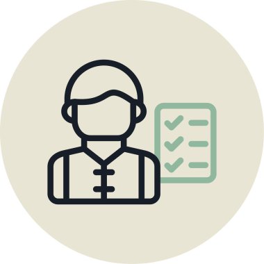 Modern simgenin vektör illüstrasyonu