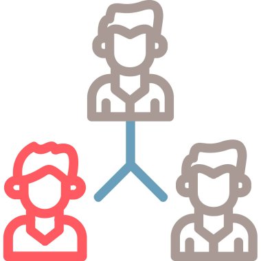 İnsanlar. Web simgesi basit illüstrasyon