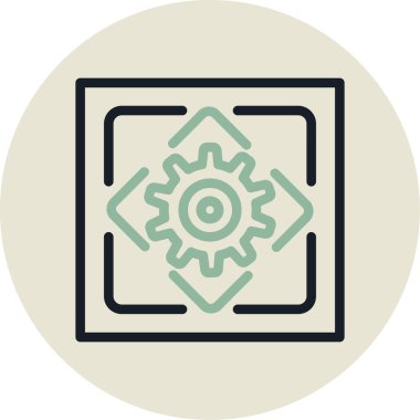 seo modern simgesinin vektör illüstrasyonu