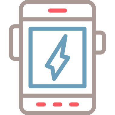 mobil simge vektör illüstrasyonu