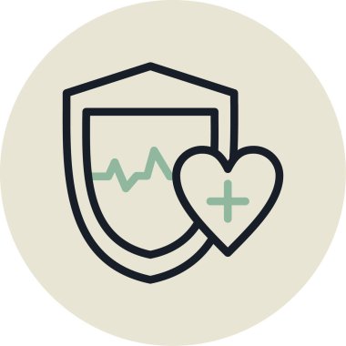 kalp vektör simgesi