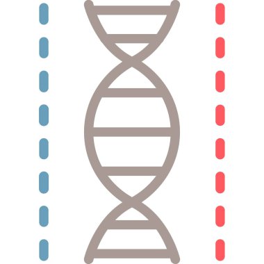 DNA simgesi vektör illüstrasyonu