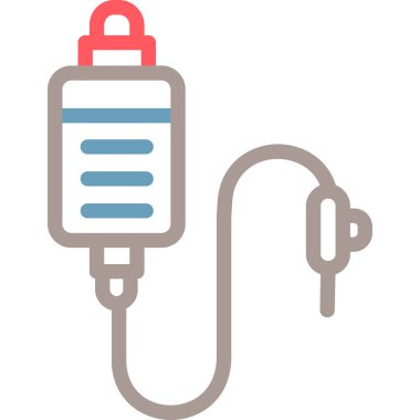 Kablo. Web simgesi basit illüstrasyon