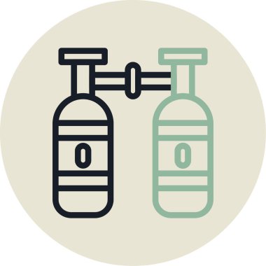 Güzellik ve moda simgesinin vektör çizimi