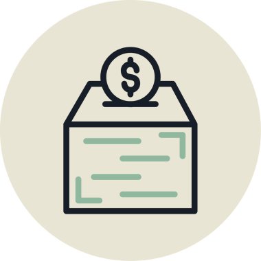 Vektör Doları simge tasarlamak
