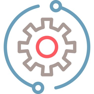 Teçhizat Web simgesi basit illüstrasyon