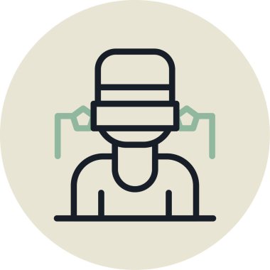 Müşteri Servisi simgesini. Vektör çizim