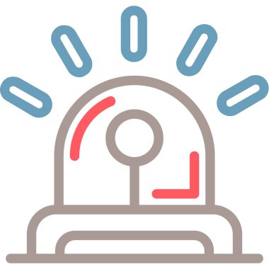 Klima Ağı simgesi basit bir illüstrasyon