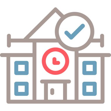 ev simgesi vektör illüstrasyonu