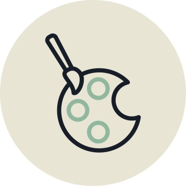 Modern simgenin vektör illüstrasyonu