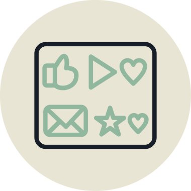 vektör simgesi düzenlenebilir illüstrasyon gibi