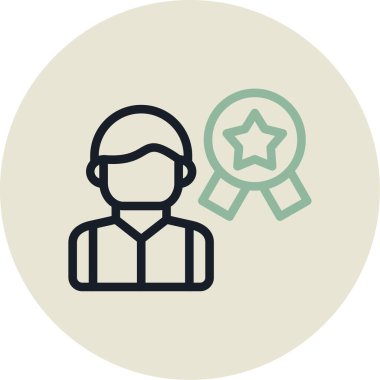 Modern simgenin vektör illüstrasyonu