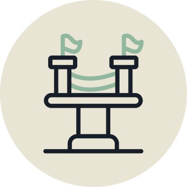 bank simgesi, vektör illüstrasyonu