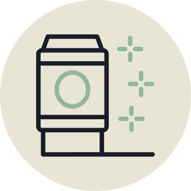 Bir kahve makinesinin vektör çizimi