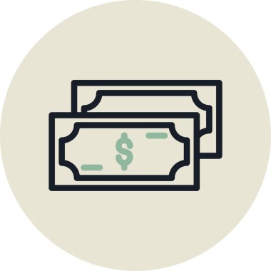 Vektör Doları simge tasarlamak