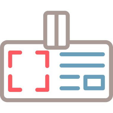 Bilet. Web simgesi basit illüstrasyon