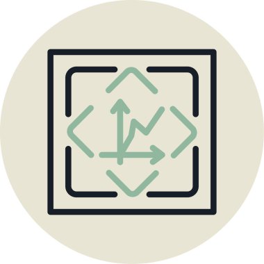 ok simgesinin vektör illüstrasyonu