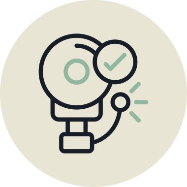 Ampul Simgesi, Vektör illüstrasyonu