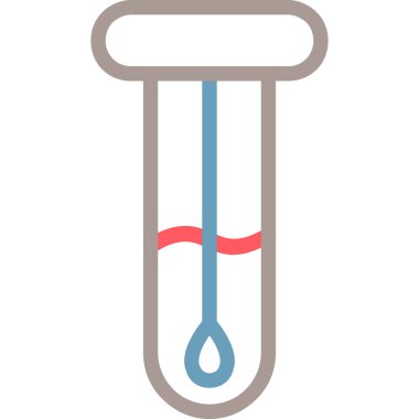 Bir termometre simgesinin vektör çizimi