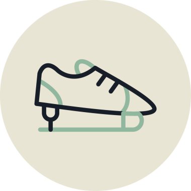 Kaykay simgesi, vektör illüstrasyonu