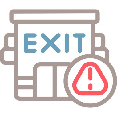 çıkış simgesi çizimi