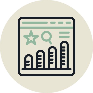 Web geliştirme vektör simgesi