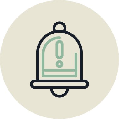 Alarm zili, vektör çizimi