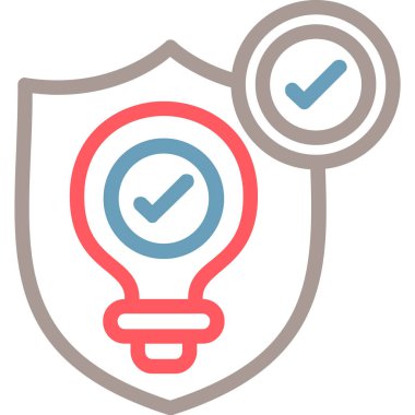 Simge, vektör illüstrasyonunu kontrol et